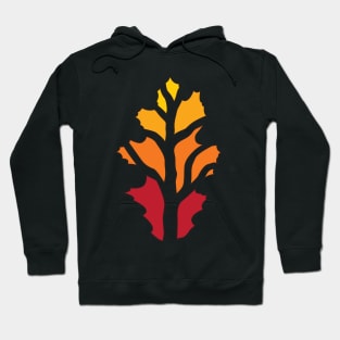 Broken Autumn Leaf Hoodie